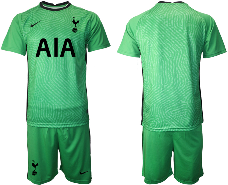 Cheap 2021 Men Tottenham Hotspur green goalkeeper soccer jerseys